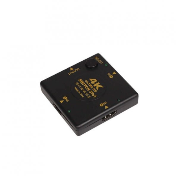 4K Ultra Hd Hdmı Çoklayıcı 3 Port 1080P Hdmı Switch Splitter ürün görseli 1