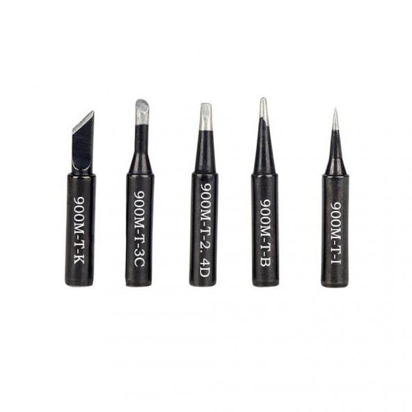 Tt-Technic 936 - 937D Için Kalem Havya Ucu 5 Li Set - Siyah (551900257) ürün görseli 1