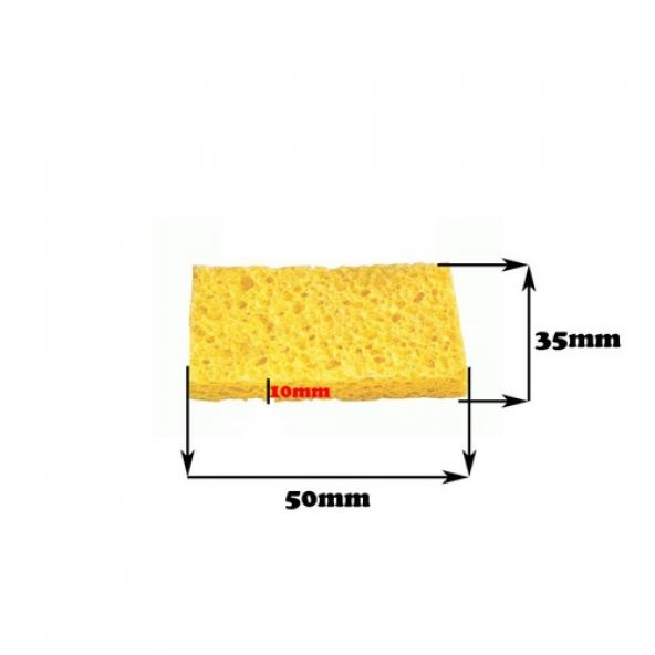 Havya Temizleme Süngeri - Lehim Süngeri 35*50*1.0Mm (551664640) ürün görseli 1