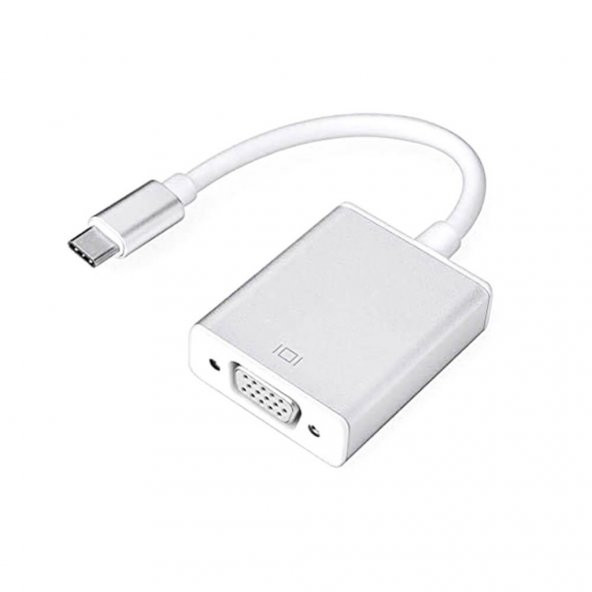 Usb Type C To Vga Çevirici Kablo Görüntü Aktarım Lcd Projeksiyon (551664579) ürün görseli 1
