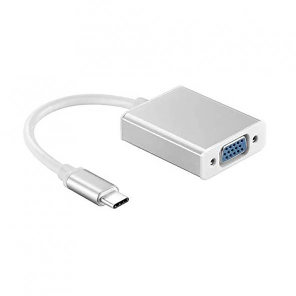 Usb Type C To Vga Çevirici Dönüştürücü Kablo Type-C Macbook ürün görseli 1