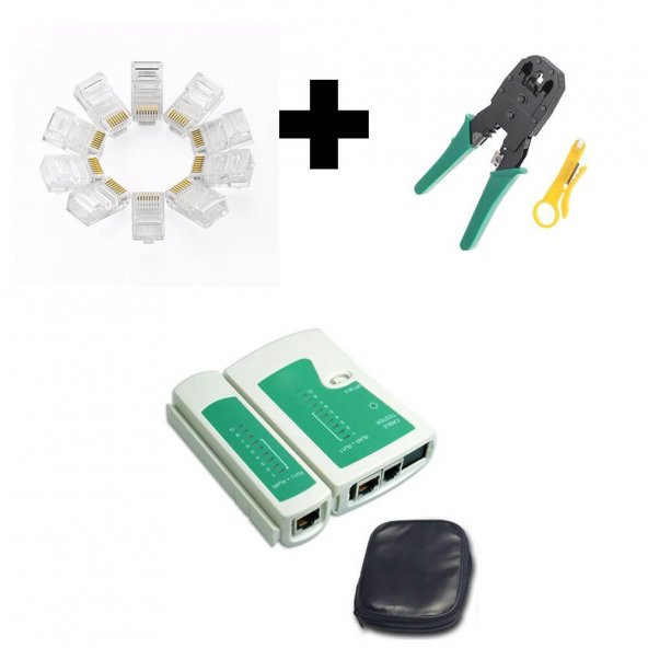Network Seti Pense Tester 100 Adet Rj45 ürün görseli 1