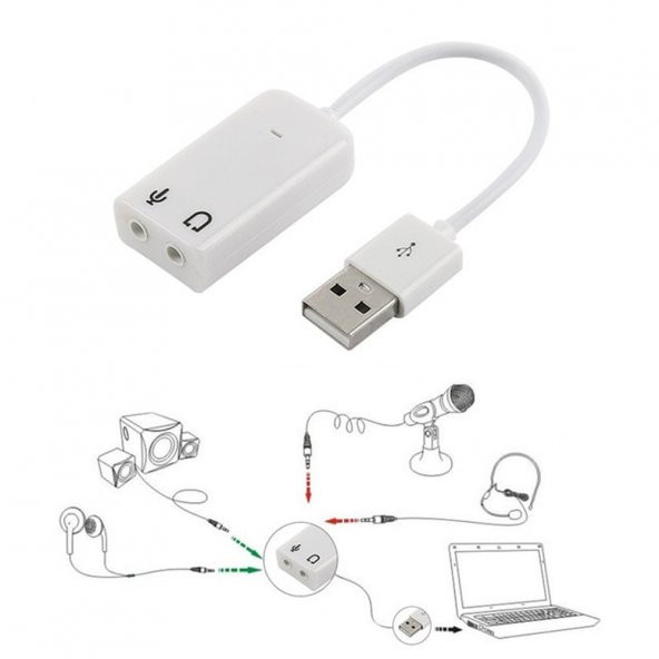 Wozlo 7.1 USB Ses Kartı - Resim 2