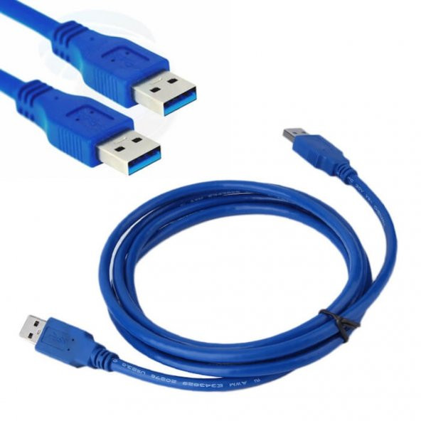 Usb 3.0 Erkek Erkek Usb Kablo 50 Cm - Resim 3