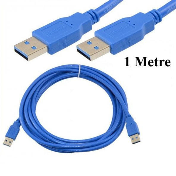 Usb 3.0 A Erkek / Usb 3.0 A Erkek Bağlantı Kablosu - 1 Metre ürün görseli 1