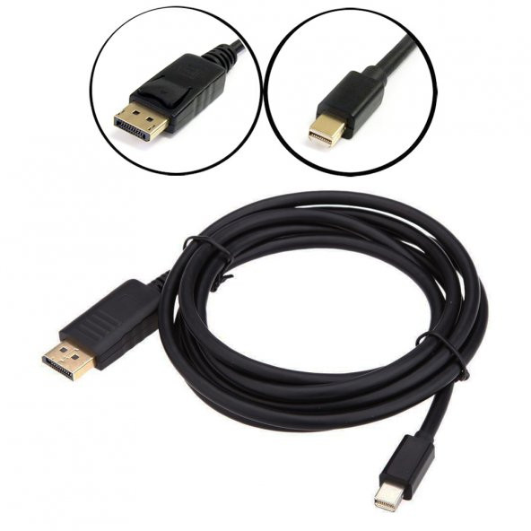 Wozlo Mini Displayport to Displayport Kablosu 1.8 M ürün görseli 1