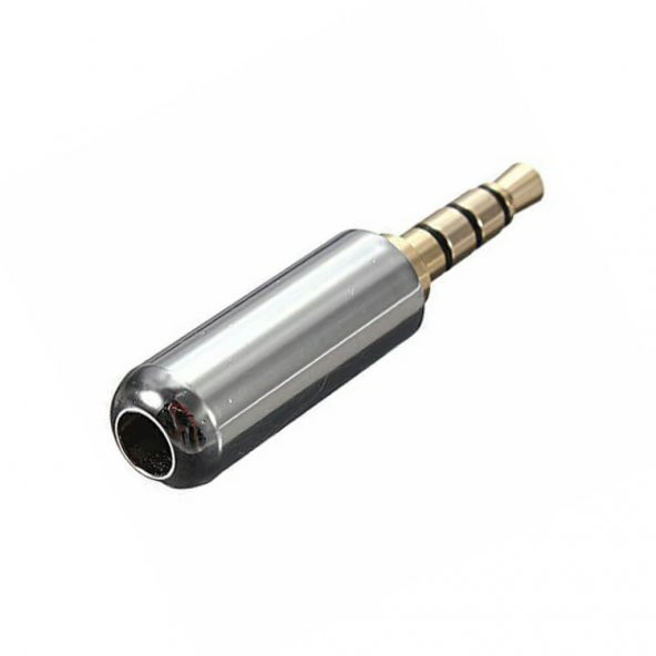 4 Pin Stereo Konnektör - Lehim Tipi - Vidalı Birleşme Gri (551664237) ürün görseli 1