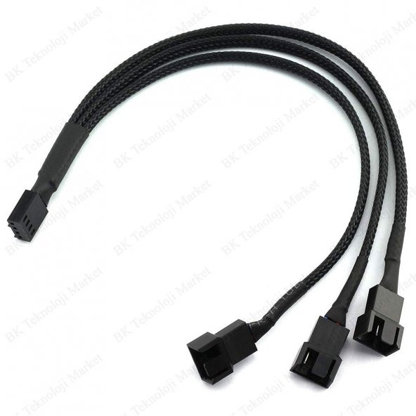 Yüksek Kalite 3 Lü Fan Çoklayıcı Pwm Y Splitter Kablo ürün görseli 1