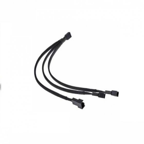 4 Pin 3Lü Fan Çoklayıcı Fan Splitter Fan Çoğaltıcı 4Pin 3 Pin ürün görseli 1
