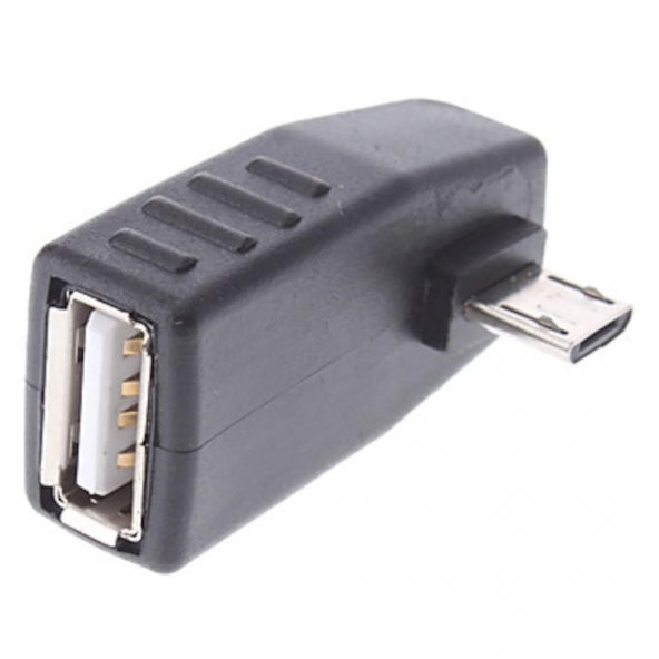 Micro Usb Otg Çevirici 90 Derece Samsung Xiaomi Huawei (551647356) ürün görseli 1