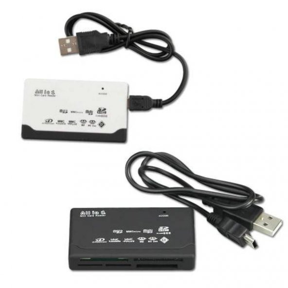 Çoklu Kart Okuyucu All İn 1 Cf Micro Sd Sd Mini Sd Sd Hc Card Reader - Resim 2