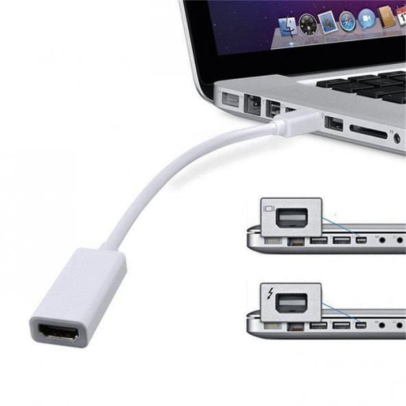 Apple Macbook Mini Displayport To Hdmi Kablo - Resim 2