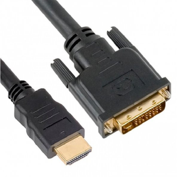 Hdmi To Dvi Kablo Dvi To Hdmi Görüntü Kablosu Çift Yönlü 1.8M ürün görseli 1