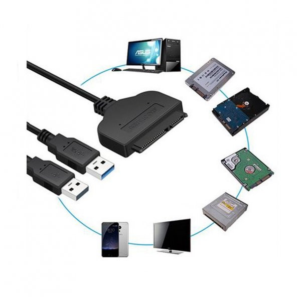 2.5 Inç Usb 3.0 Sata Ssd Hdd Hard Disk Data Kablosu Koruma Kutusu ürün görseli 1