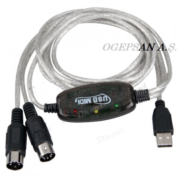 Kaliteli Usb Midi Kablo Pc To Keyboard Kablo ürün görseli 1