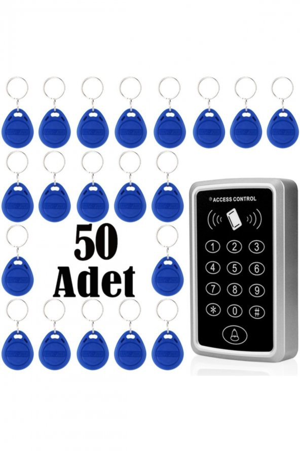 Rfid Şifreli Kapı Kilidi - Kartlı Geçiş Kontrol Sistemi ürün görseli 1