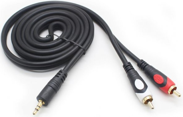 2 Rca Lale Tos 3.5Mm Stereo Kablo Özel Seri 1.8Mt ürün görseli 1