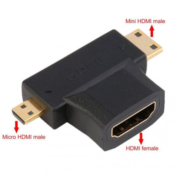 Mini - Micro Hdmi Çevirici Dönüştürücü Adaptör 519136055 ürün görseli 1