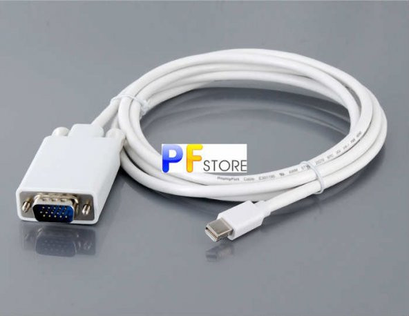 Mini Displayport To Vga - Thunderbolt 1.8 Metre - Resim 2