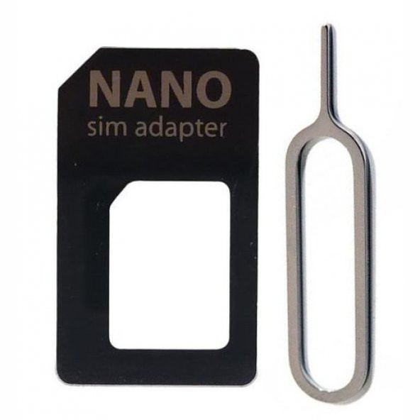 Iphone 5 5S 5C 6 Plus Nano Sim Kart Adaptör ürün görseli 1