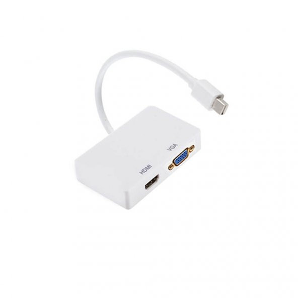 Mini Displayport To Vga Hdmi Çevirici 4K Destekli Displayport ürün görseli 1