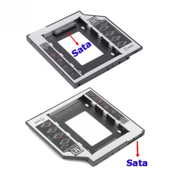 Ssd Caddy 9.5Mm Dvd To Ssd Kızak 2 Hdd Bağlama - Hdd Caddy Kutu ürün görseli 1