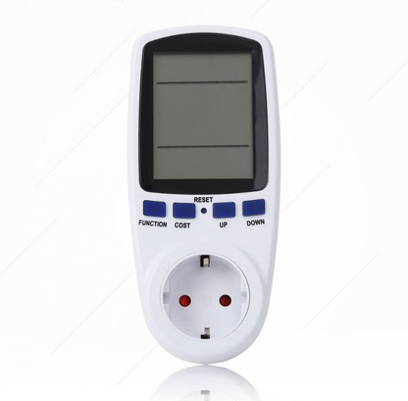 Wattmetre Priz Tipi 16A 3680W Enerji Sarfiyat Ölçer N11.96 ürün görseli 1