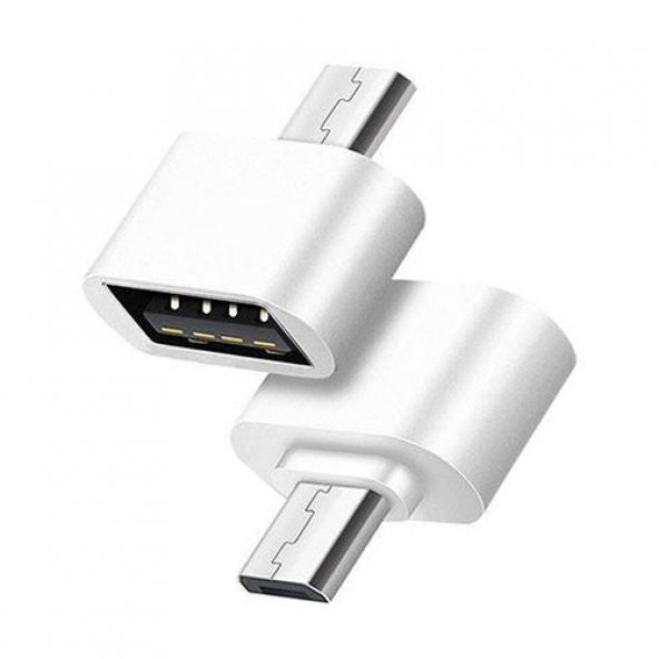 Micro Usb Otg Adaptör Samsung Sony Lg Htc Mikro Usb Otg Beyaz (519132802) ürün görseli 1