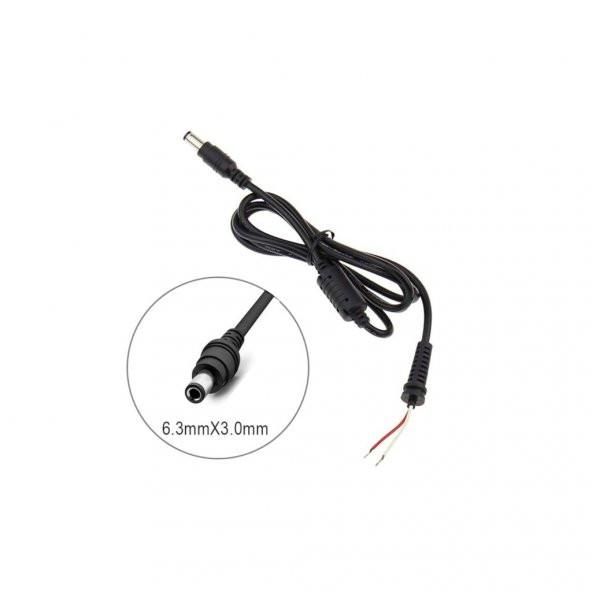 Toshiba Laptop Notebook Adaptör Tamir Kablosu - 6.3*3.0Mm 519132450 ürün görseli 1