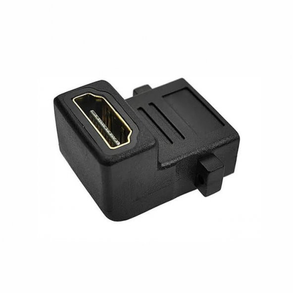 Hdmi Dişi / Dişi Adaptör 90 Derece - Panel Tipi - Hdmi Uzatma L ürün görseli 1