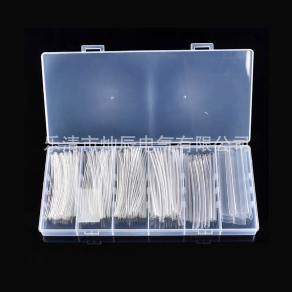 Turbosepet Isı Shrink Daralan Şeffaf Makaron Yalıtım - 150 Adet 6 Boy Set ürün görseli 1
