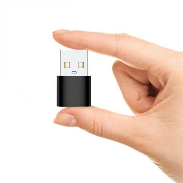Usb To Type-C Dişi Çevirici Dönüştürücü Adaptör - Resim 5