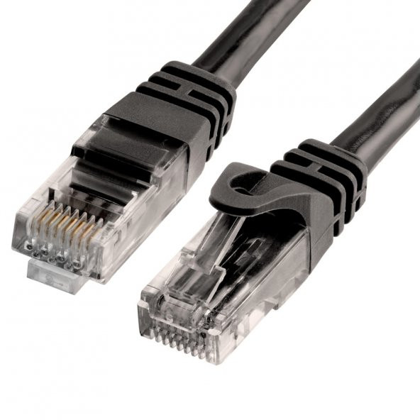 0.5 Metre 50 Cm Cat6 Kablo - 23 Awg - Siyah ürün görseli 1