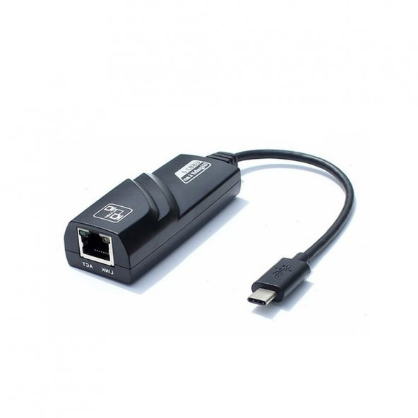 Wozlo 1000Mbps USB 3.1 Type C To Gigabit Ethernet Çevirici Ethernet Kartları ürün görseli 1
