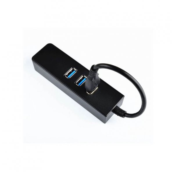 Wozlo RJ45 3 Port USB 3.0 Hub Çoklayıcı Gigabit Ethernet Lan Ağ Adaptörü ürün görseli 1