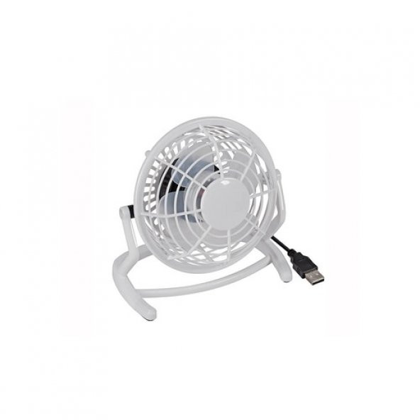 Masaüstü Usb Mini Fan Vantilatör Taşınabilir Usb Fan Beyaz (518948229) ürün görseli 1