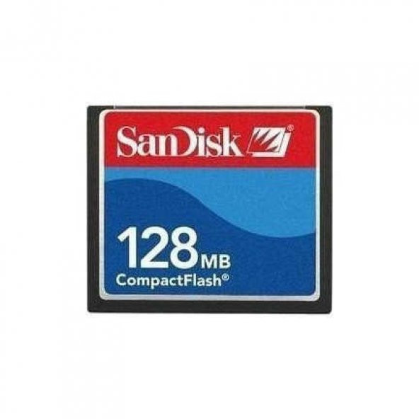 Sandisk Compact Flash 128 Mb Cf Kart Fotoğraf Makinası Hafıza Kartı ürün görseli 1
