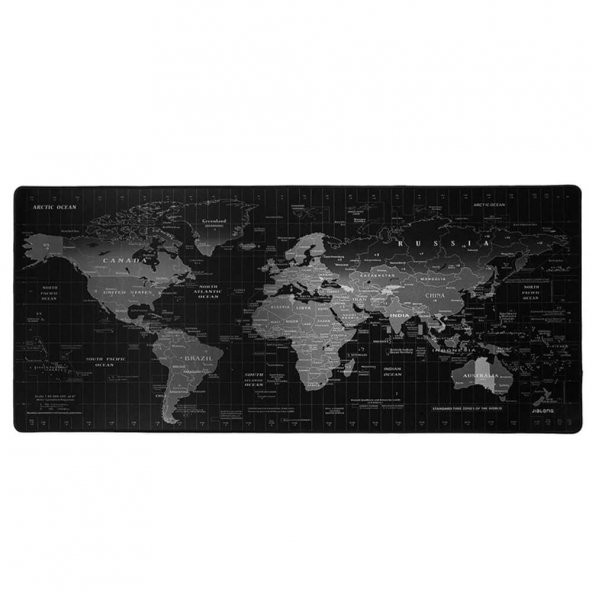 Dünya Haritası Mouse Pad Oyuncu Gamer Büyük Boy Mouse Ped 90X30Cm ürün görseli 1