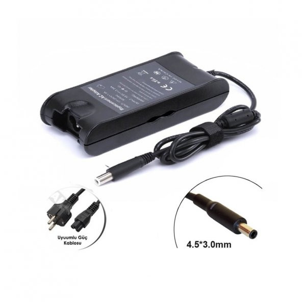Koodmax Hp 15-Da1021Nt 5Qs63Ea 19.5V 3.33A 65W (4.5X3.0Mm) Şarj Adaptörü ürün görseli 1