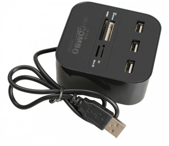 USB 2.0 Hub 3 Port USB Çoklayıcı Çoklu Kart Okuyucu 40 In 1 ürün görseli 1