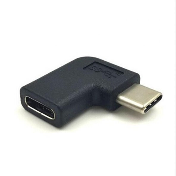 Type C Usb 3.1 90 Derece Sağ Sol Dirsek Köşe Erkek Dişi Çevirici ürün görseli 1