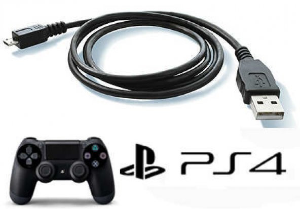 PS4 Dualshock 4 Ds4 Usb Şarj Kablosu 1.8 Metre ürün görseli 1