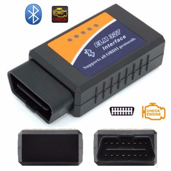Elm327 Obd2 Bluetooth Kablosuz Araç Oto Arıza Tespit Cihazı Obd2 (456614876) ürün görseli 1