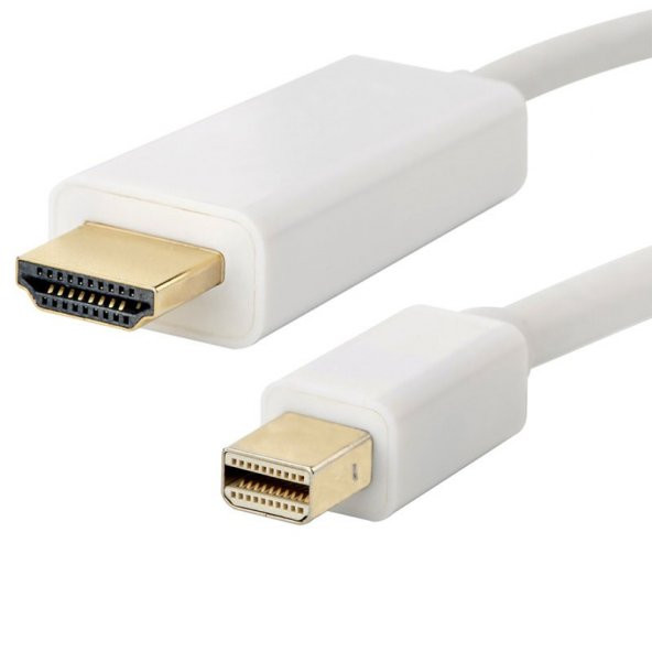 Mini Displayport To Hdmi Kablo Tv Projeksiyon Görüntü Kablo 1.8M ürün görseli 1