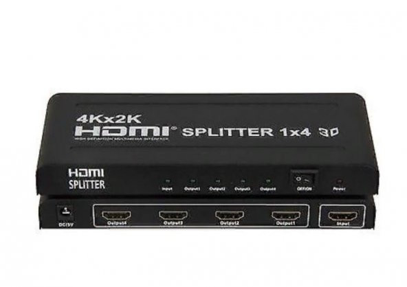 Hdmi Splitter 4 Port Hdmi Çoklayıcı 4K 2K 3D 1080P To 2160P ürün görseli 1