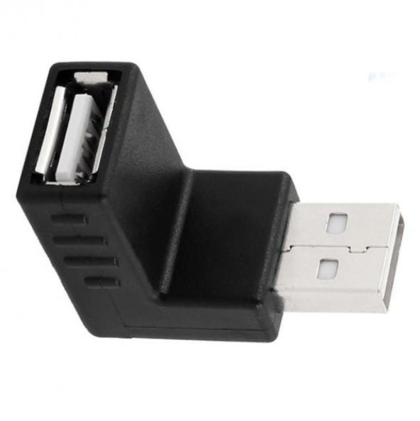 Usb 2.0 Erkek Dişi Çevirici Uzatma 90 Derece Açı Dirsek Bağlantı ürün görseli 1