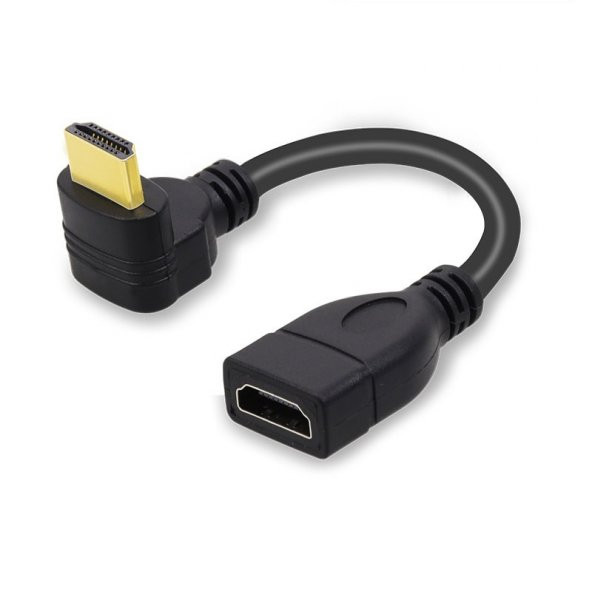 Hdmi Kablo Uzatma 90 Derece 4K 3D Hdmi Bağlantı Kablosu Adaptörü ürün görseli 1