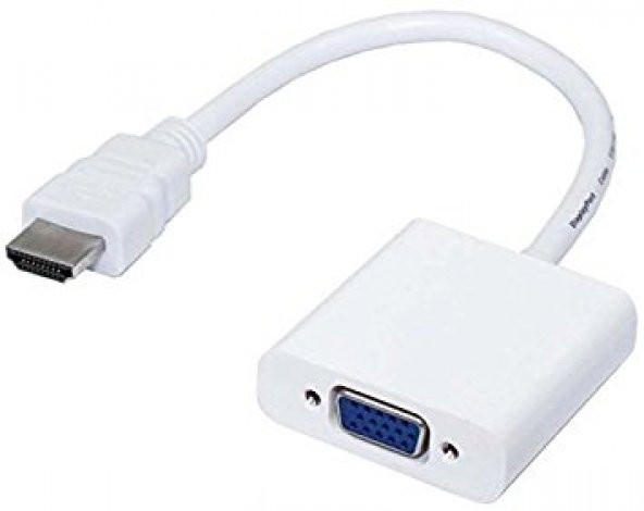 Hdmi To Vga Kablo Çevirici Projeksiyon Görüntü Kablosu Adaptör ürün görseli 1