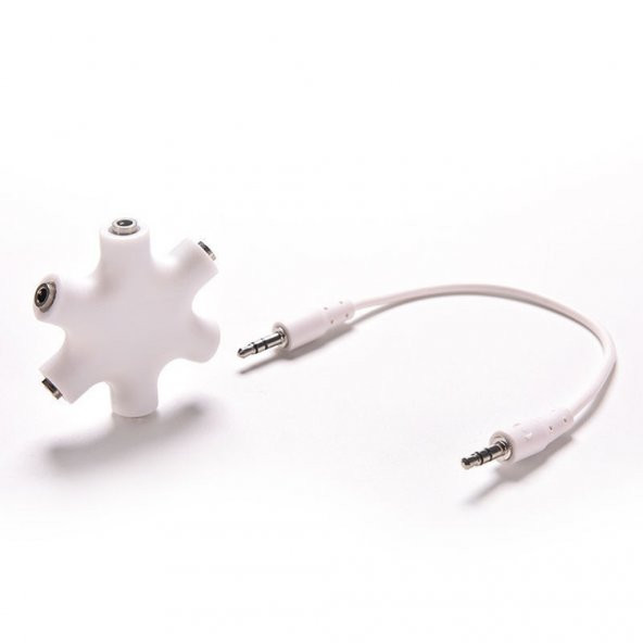 Kulaklık Çoklayıcı 5 Port 3.5Mm Çoğaltıcı Iphone Ipad Samsung Lg ürün görseli 1
