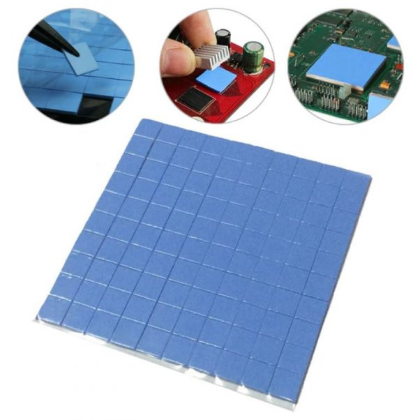 Termal Pad Ped Soğutucu Silikon Pad 1.5Mm Kalınlık 2X2Cm 10 Adet ürün görseli 1